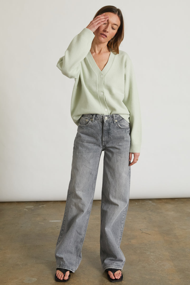 Wool Oversized Cardigan - Almina Concept