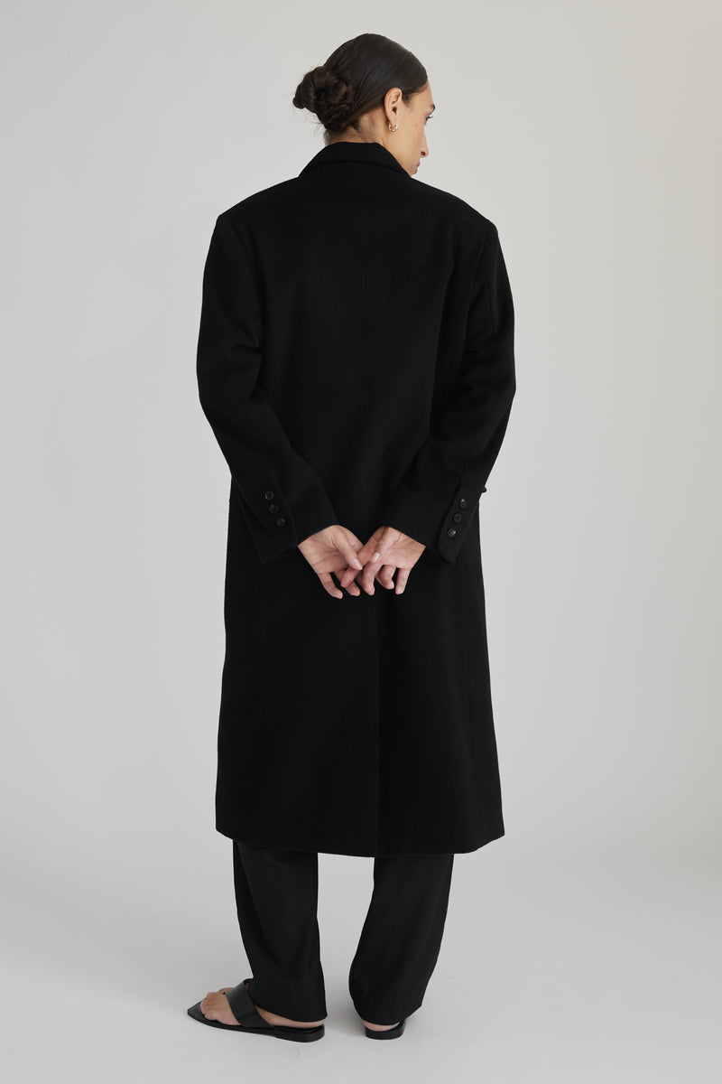 Long Wool Cashmere Coat