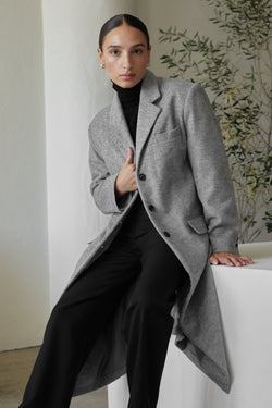 Long Wool Cashmere Coat