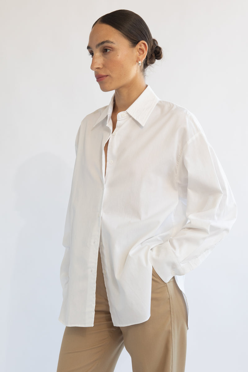 Oversized Long Sleeve Shirt - Almina Concept 