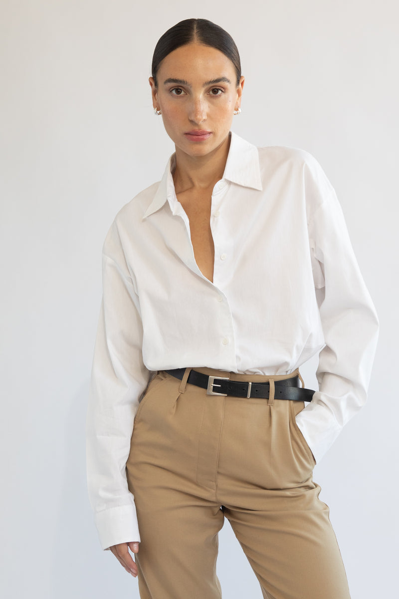 Oversized Long Sleeve Shirt - Almina Concept 