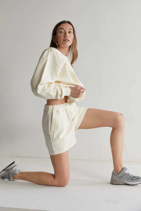 The Boyfriend Sweat Shorts - Almina Concept 