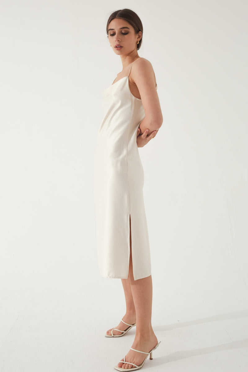 Draped Slip Dress– Almina Concept