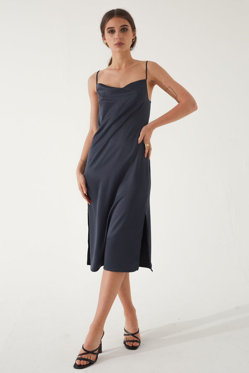 Draped Slip Dress– Almina Concept