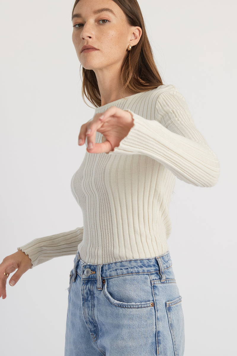 Women's Fall Long Sleeve Knit Sexy Going Out Top Casual Fitted